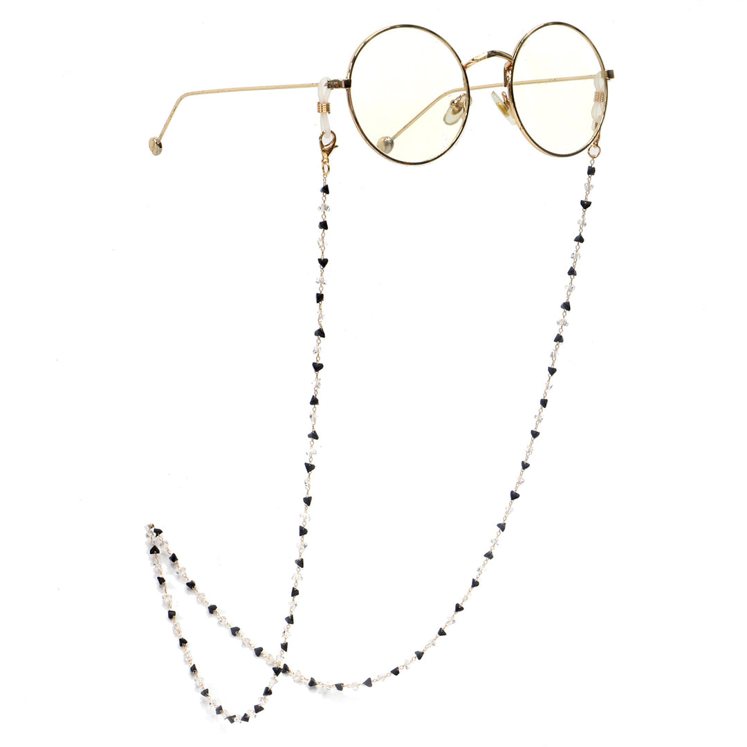 Fashionable Heart-Shaped Beaded Eyewear Chain Stornfield