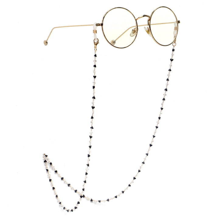 Fashionable Heart-Shaped Beaded Eyewear Chain Stornfield