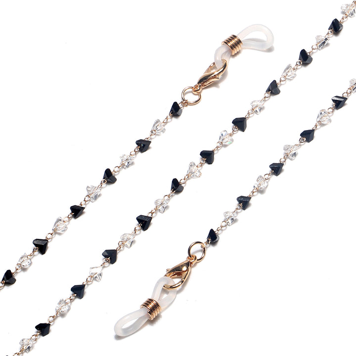 Fashionable Heart-Shaped Beaded Eyewear Chain Stornfield