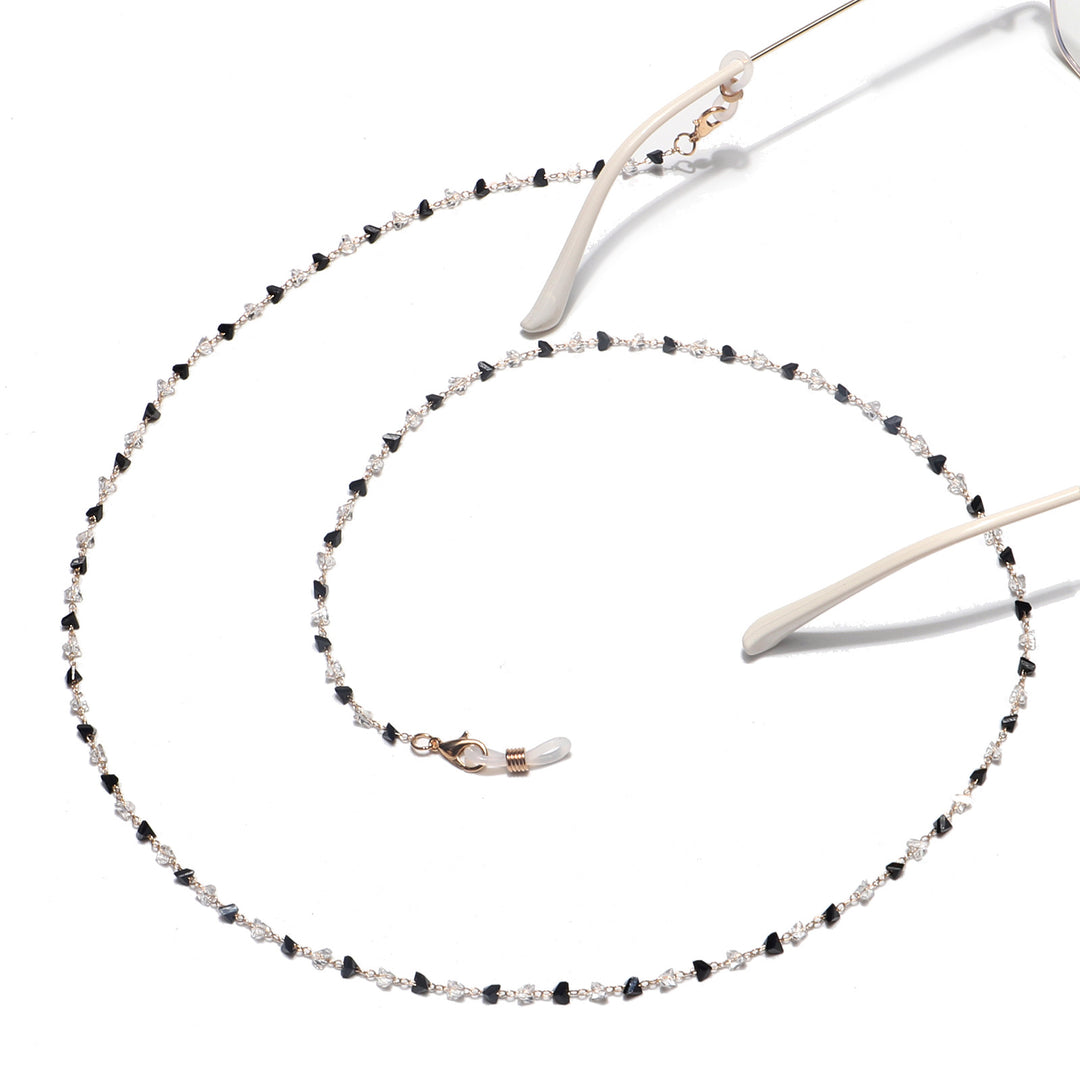 Fashionable Heart-Shaped Beaded Eyewear Chain Stornfield