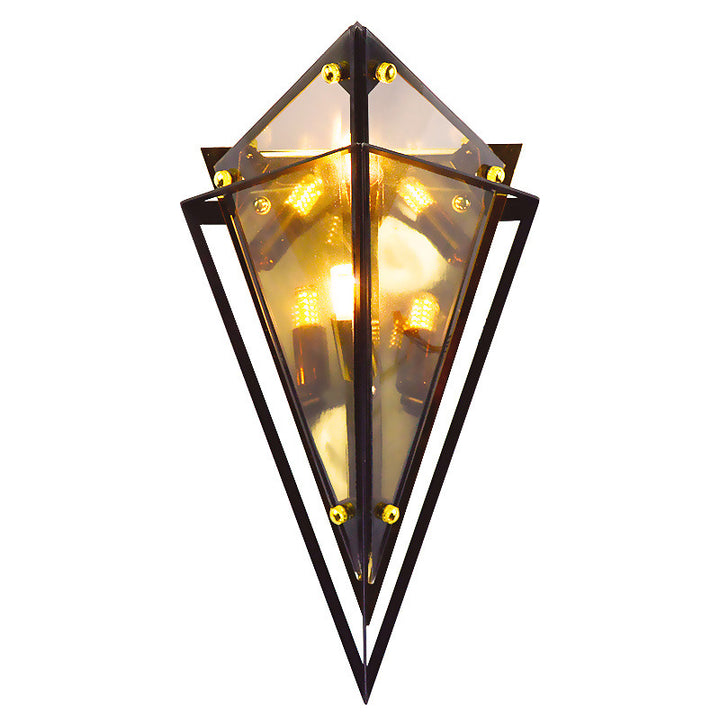 Diamond-Shaped Wall Sconce