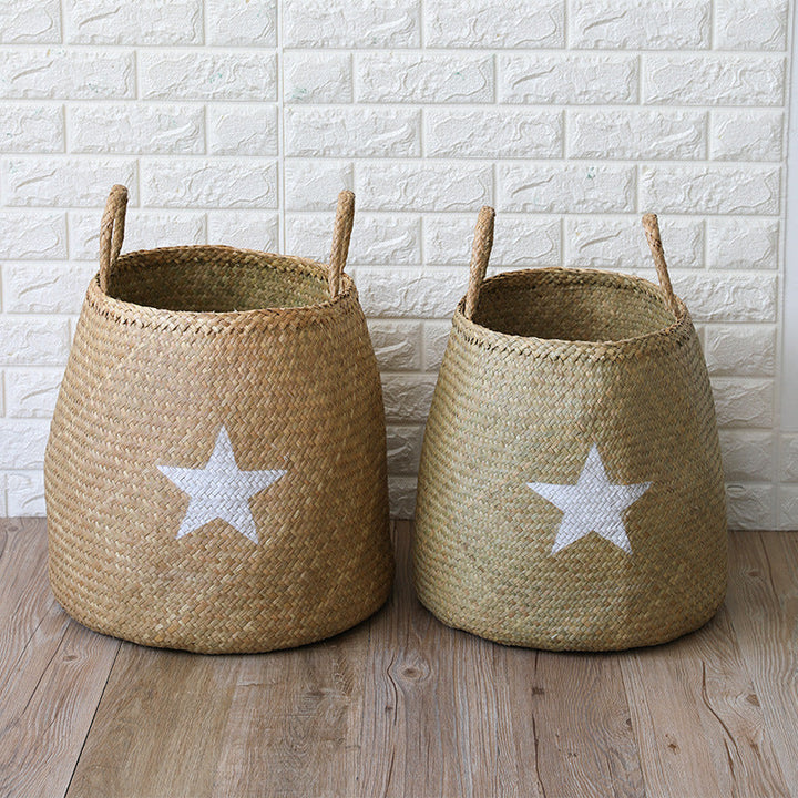 Decorative Natural Wicker Storage Basket Stornfield