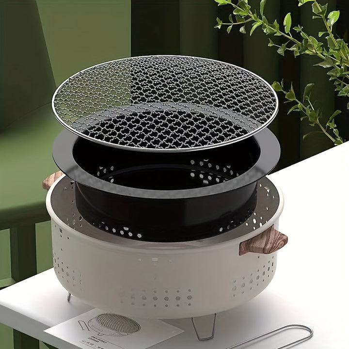 Indoor Grill smokeless – Electric grill plate with fat drainage and 2000W power | Stornfield