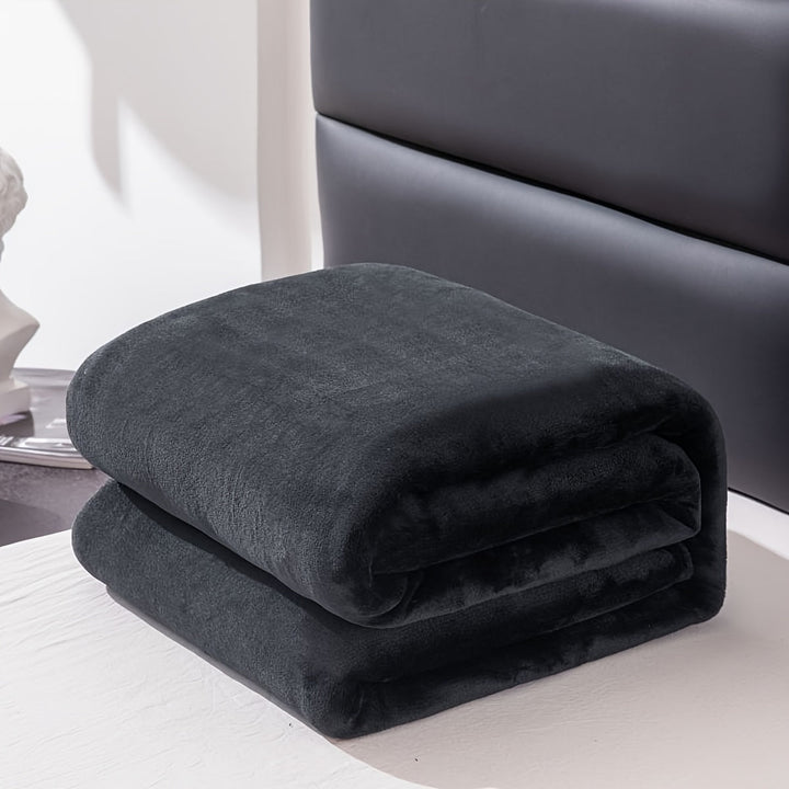 Stornfield | Soft and Warm Grey Flannel Blanket for All Seasons