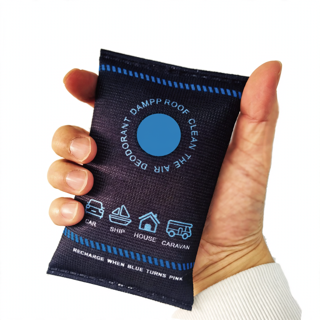 Silica gel moisture absorber for humidity control