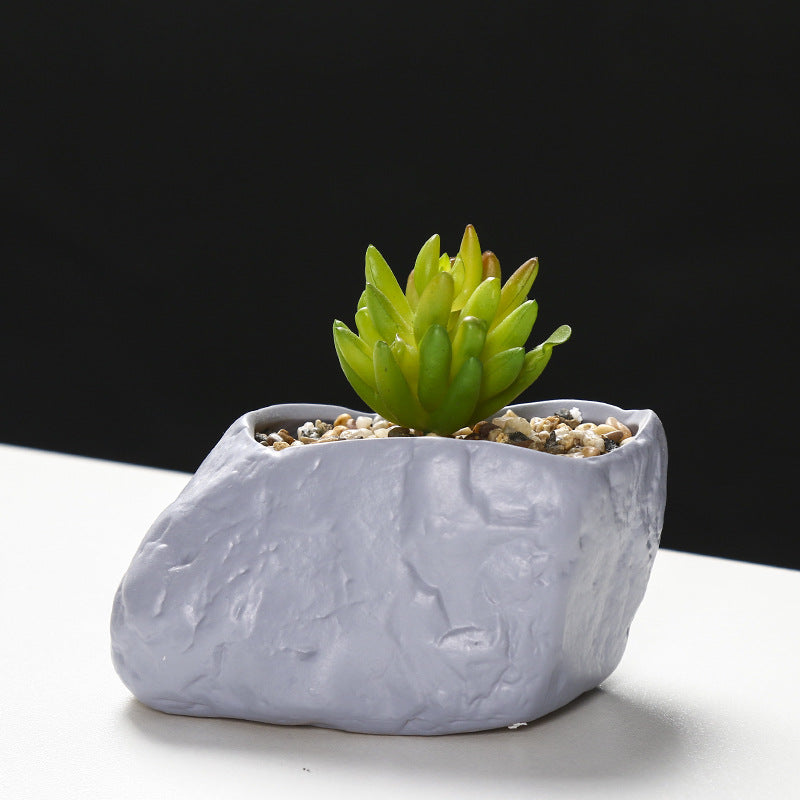 Creative Stone-Shaped Succulent Planter Stornfeild