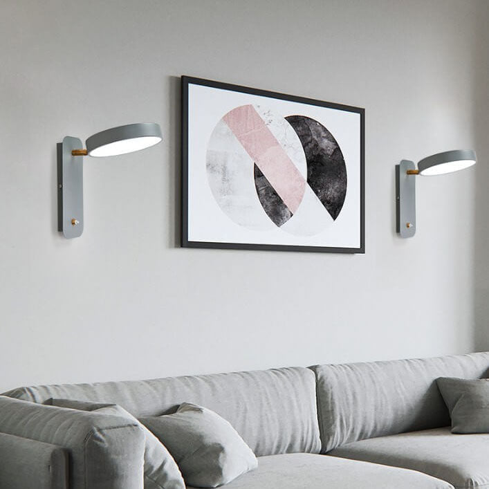Stornfield | IllumiTurn – Nordic Rotating LED Wall Light | Macaron Design | Adjustable Lighting