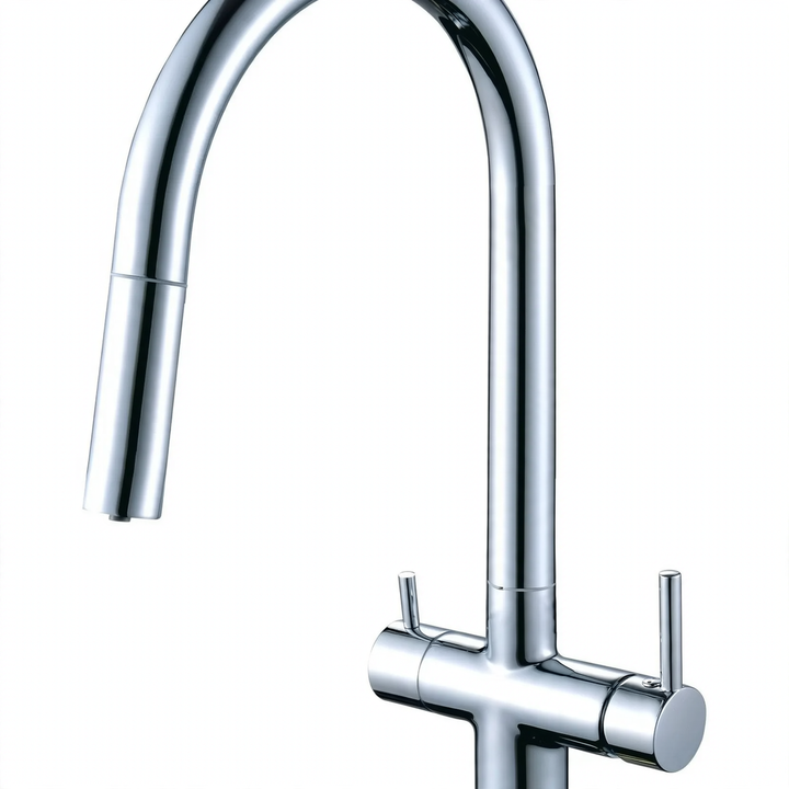Kitchen faucet stainless steel 304, single lever mixer tap