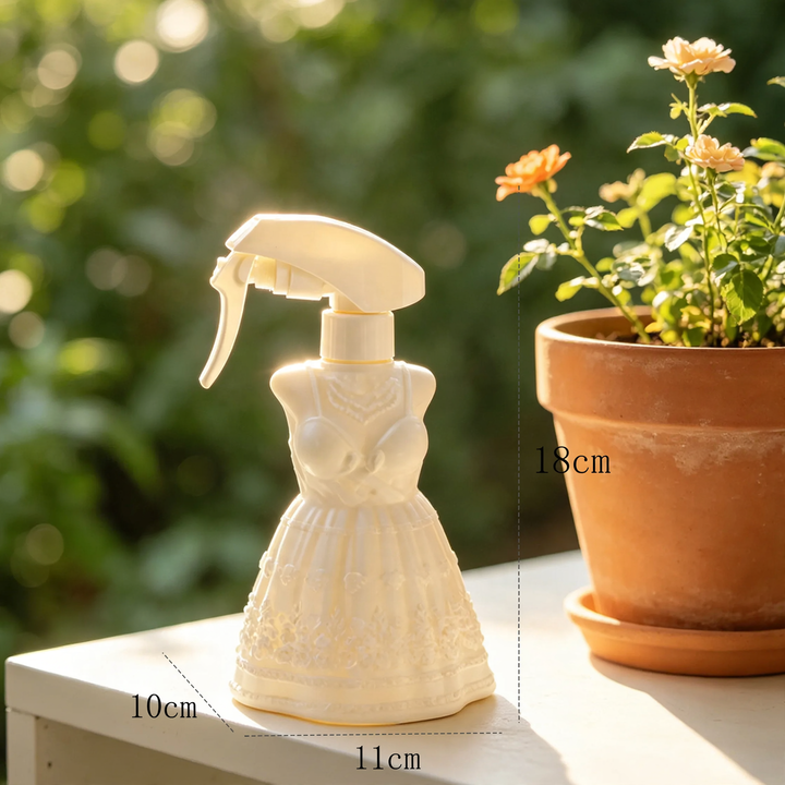 Vintage flower watering sprayer with adjustable spray head