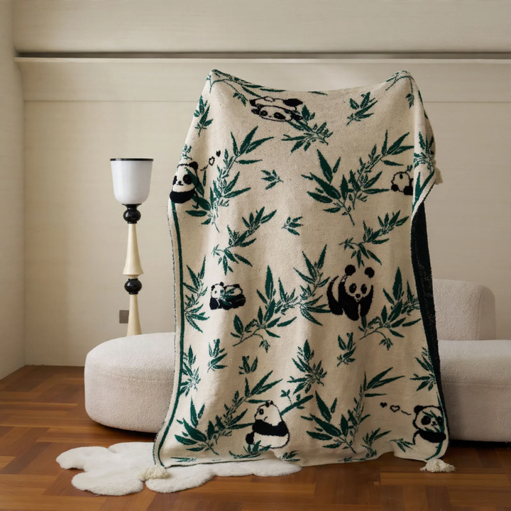Decorative acrylic throw blanket, 130x170cm