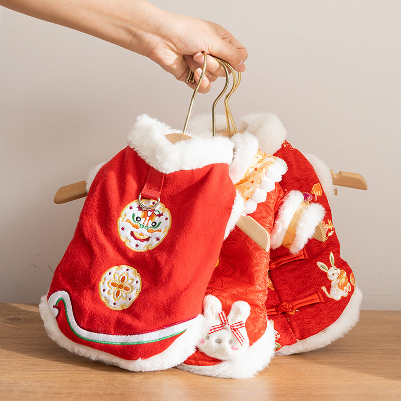Chinese holiday clothing for small dogs and cats