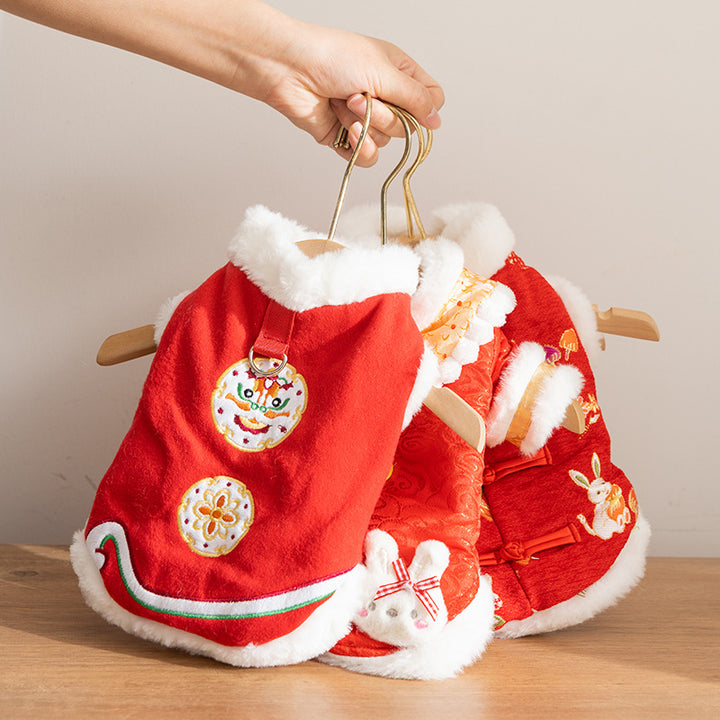 Chinese holiday clothing for small dogs and cats