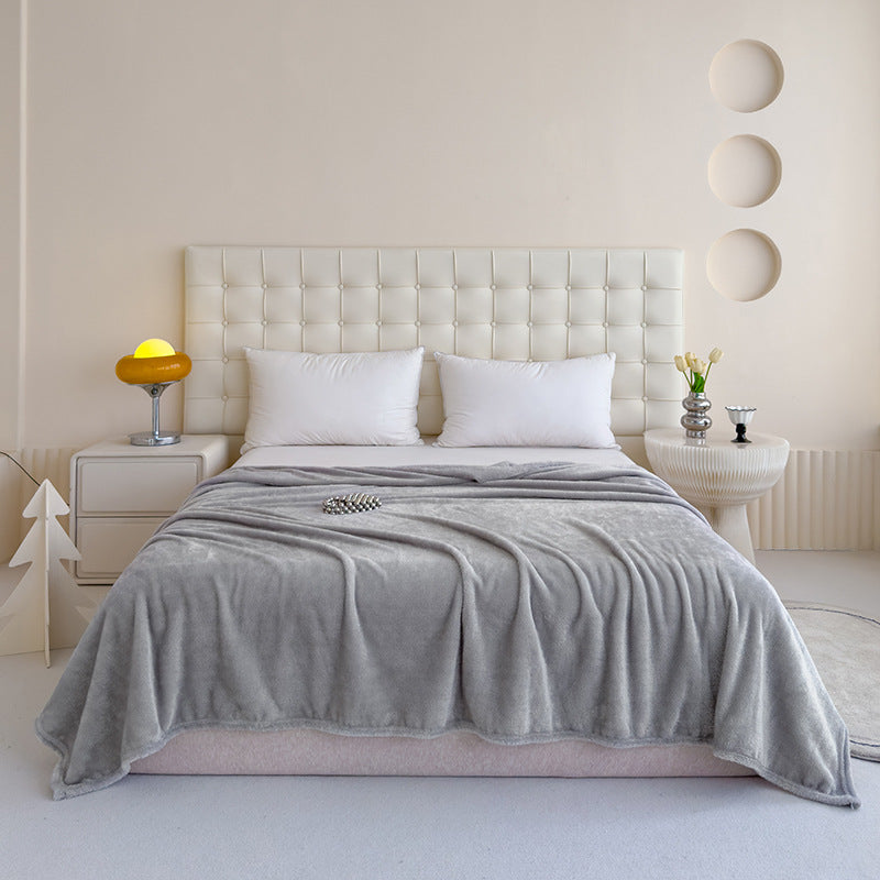 Solid Color Multifunctional Throw Blanket