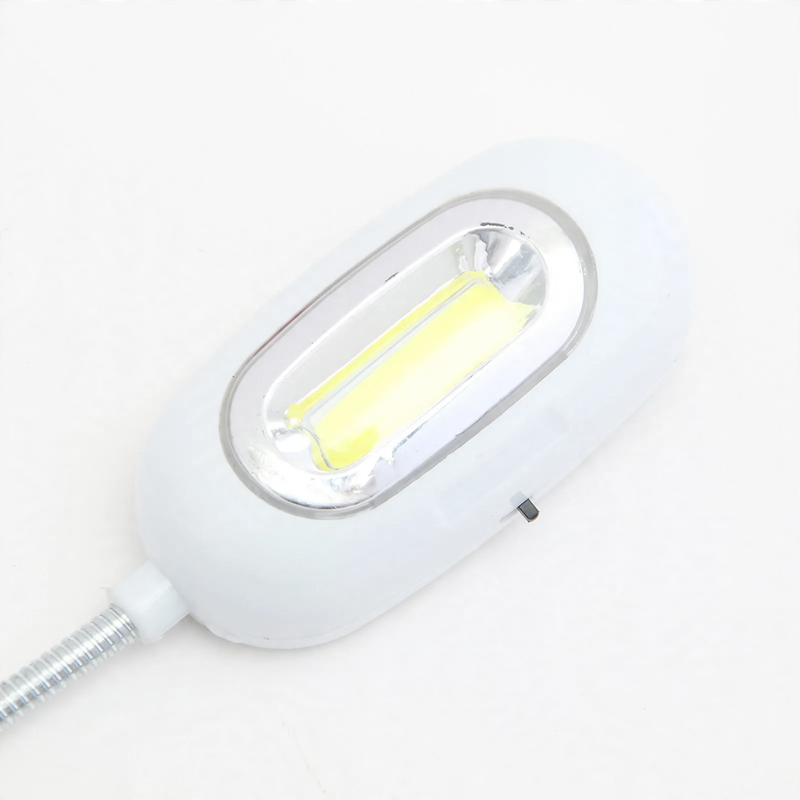 Mini-COB-Clip light with flexible neck