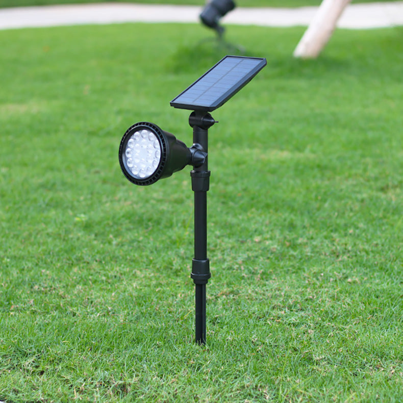 Contemporary Industrial ABS Solar Waterproof LED Spotlight Lawn Insert Light For Outdoor Patio | Stornfield