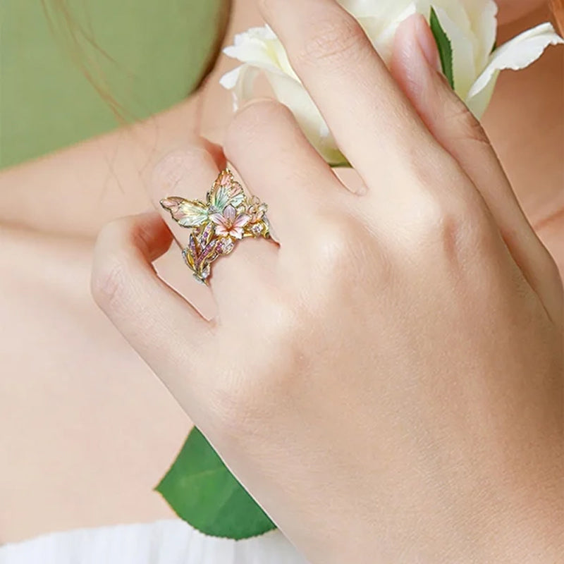 Butterfly flower ring | Stornfield