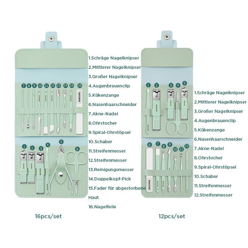 Nail Clipper Portable Set (12/16 Pieces) | Stornfield