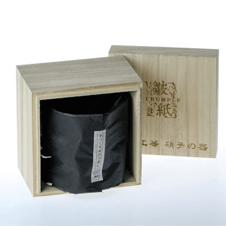 Japaneese Edo Kiriko Crumple Body Whisky Glass | Stornfield