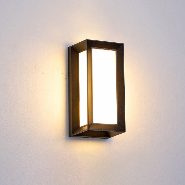 Modern Creative Geometry Aluminum Outdoor Waterproof LED Wall Sconce Lamp | Stornfield