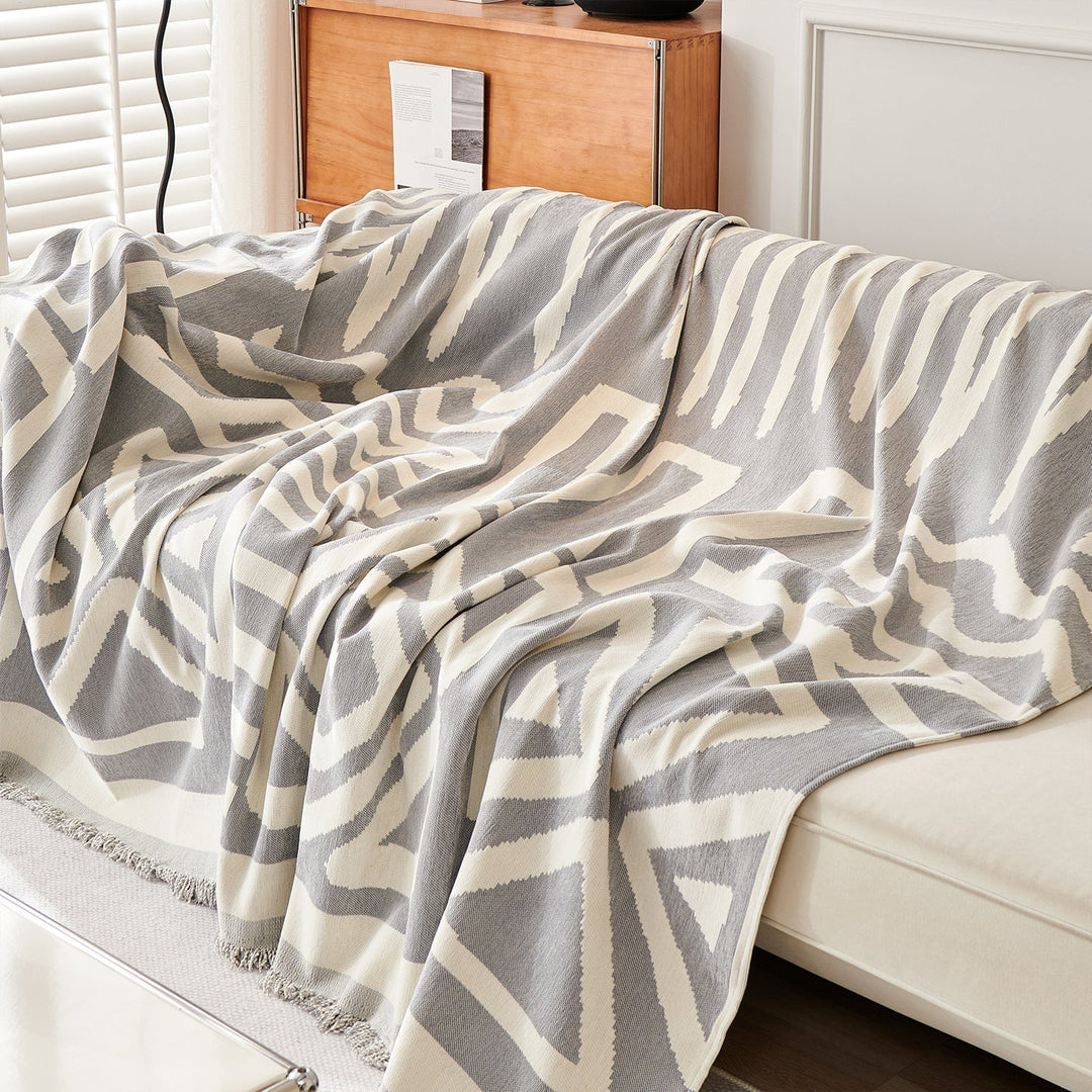 Geometric Boho Style Sofa Cover - Modern, Stylish & Durable Sofa Protection | Stornfield