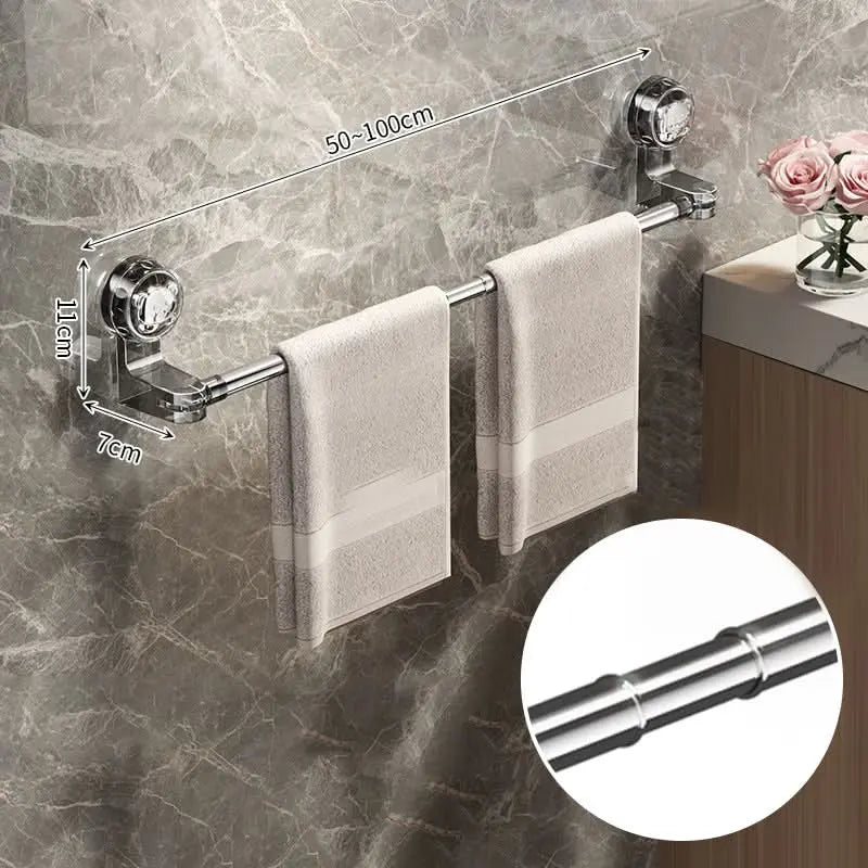 FlexiGrip Towel Holder — Unleash your space freedom with stylish organization without drill holes! | Stornfield
