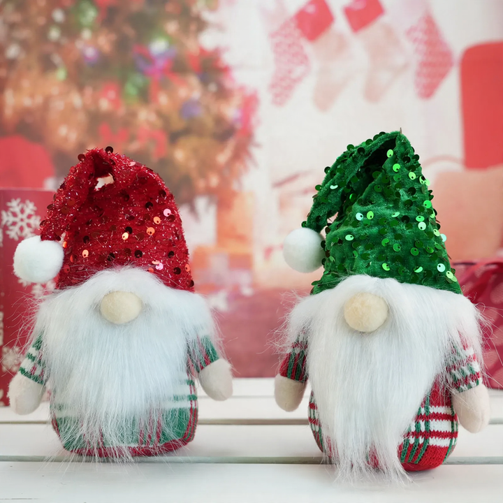 Christmas Elf Decorative Figure, Fleece Fabric