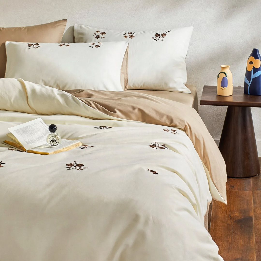 Long-staple cotton bedding, 100, stripe pattern