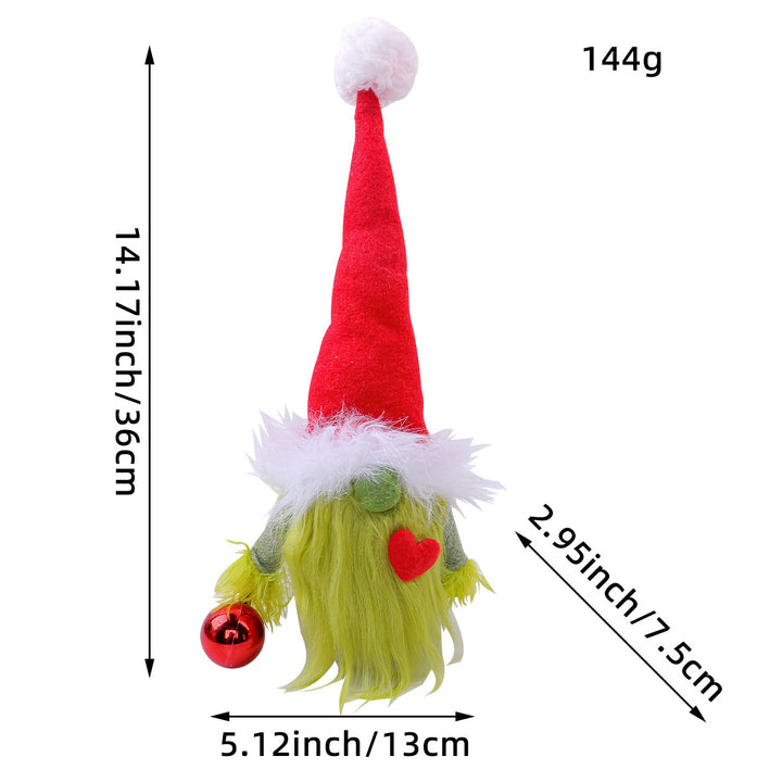 Christmas Elf with Heart Motif, Textile