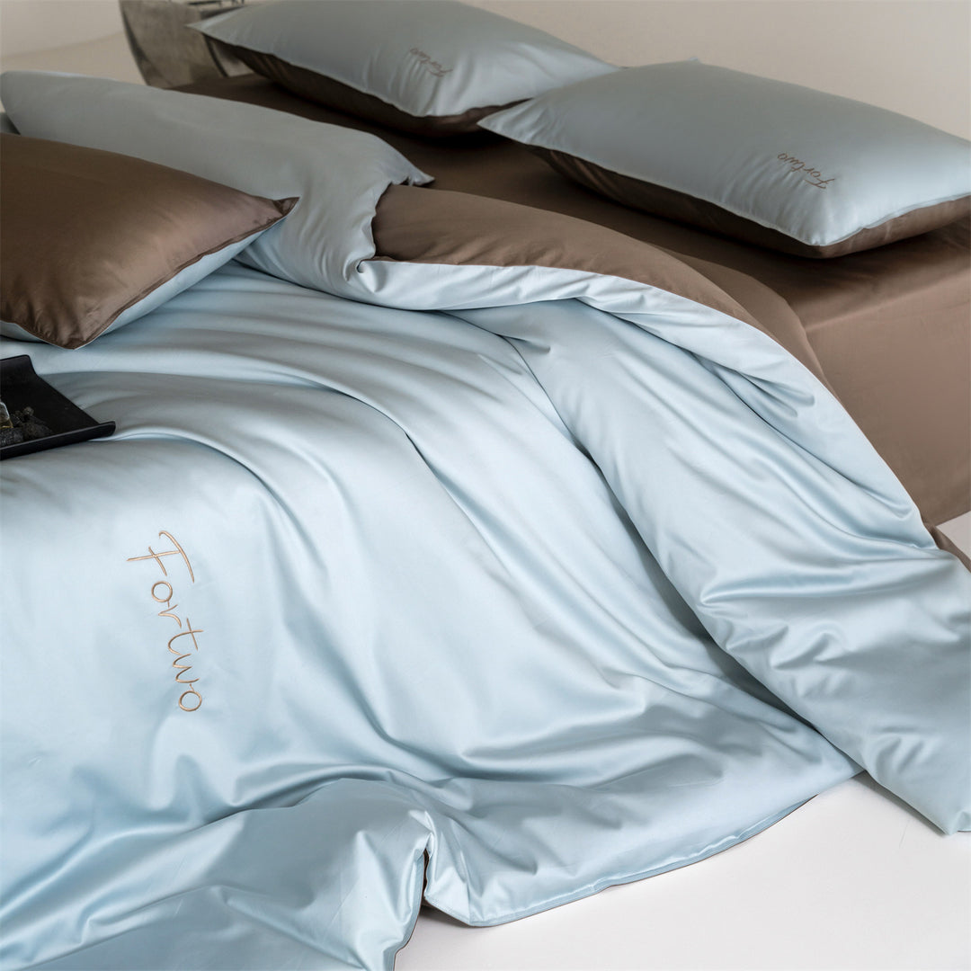 Bedding set, 4-piece, cotton, minimalist