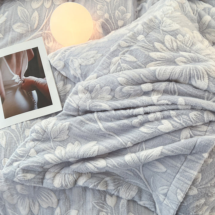 Milk fiber bedding set, 4-piece, winter