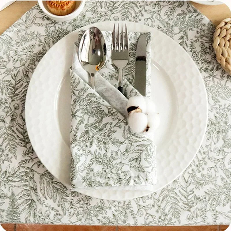 Floral Print Cotton Placemats 18" | Stornfield
