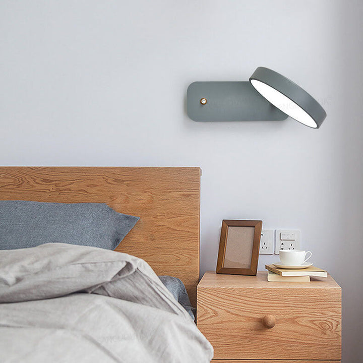 Stornfield | IllumiTurn – Nordic Rotating LED Wall Light | Macaron Design | Adjustable Lighting