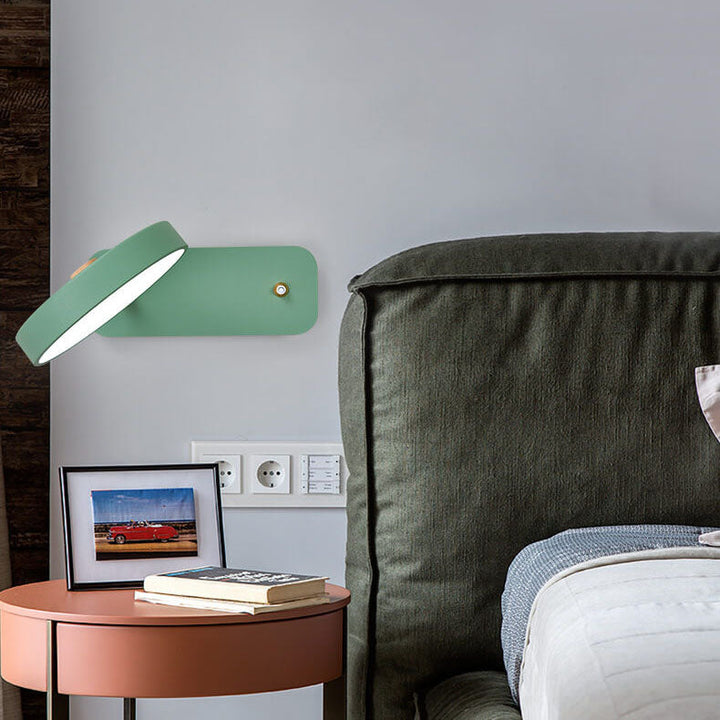 Stornfield | IllumiTurn – Nordic Rotating LED Wall Light | Macaron Design | Adjustable Lighting