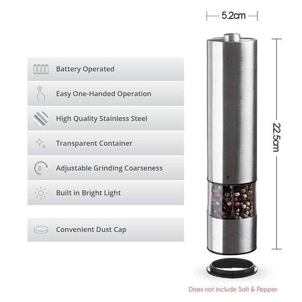 Stainless steel electric grinder | Stornfield