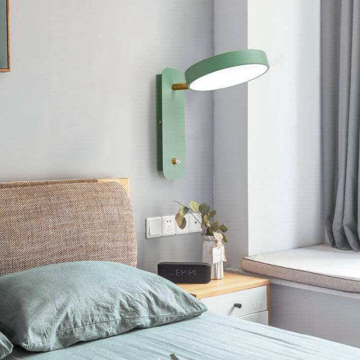 Stornfield | IllumiTurn – Nordic Rotating LED Wall Light | Macaron Design | Adjustable Lighting