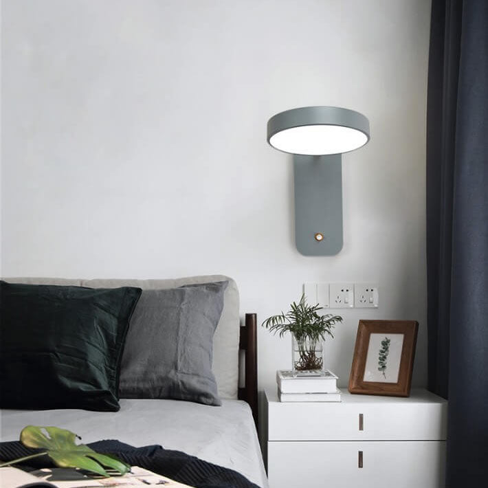 Stornfield | IllumiTurn – Nordic Rotating LED Wall Light | Macaron Design | Adjustable Lighting