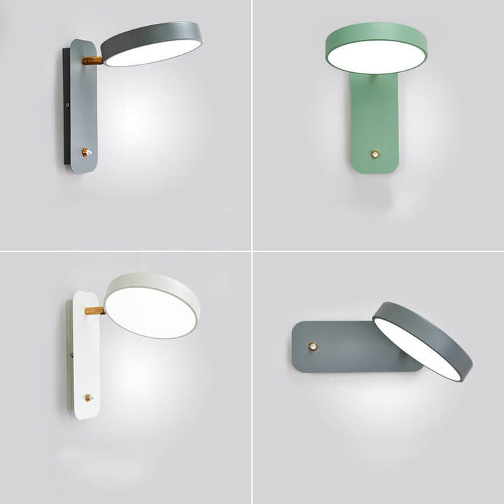 Stornfield | IllumiTurn – Nordic Rotating LED Wall Light | Macaron Design | Adjustable Lighting