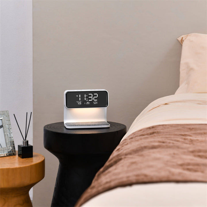 3-in-1 Bedside Lamp Charger Clock | Stornfield