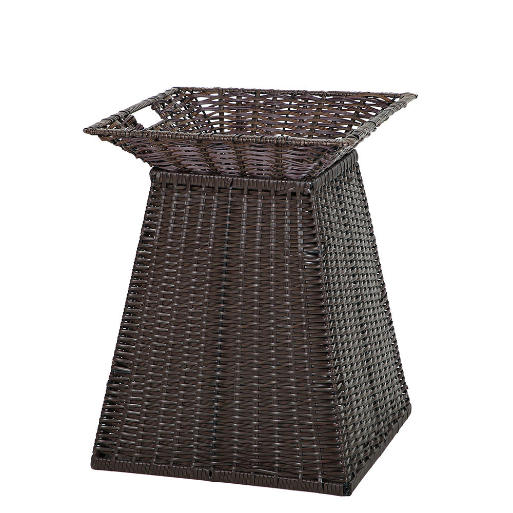 Geometric Woven Storage Bin Stornfield