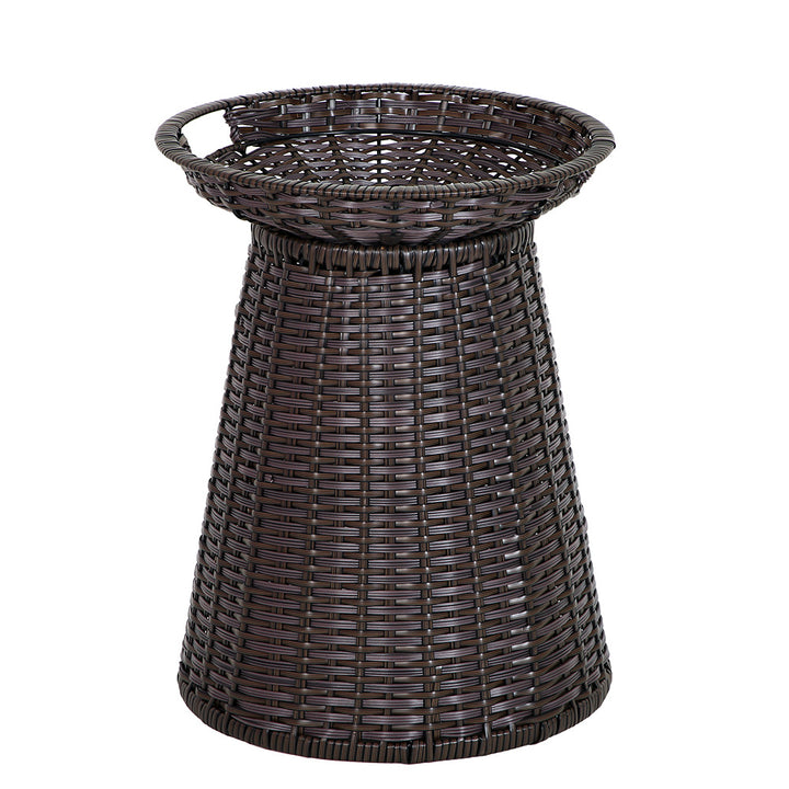 Geometric Woven Storage Bin Stornfield