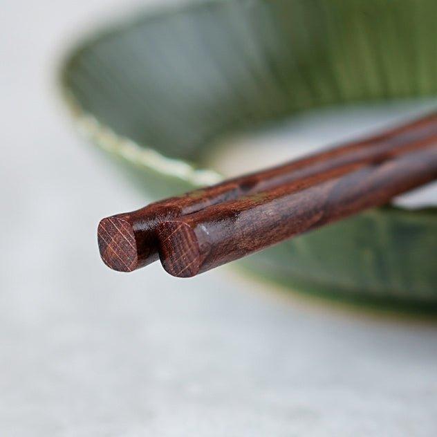 Japanese Golden Sakura Wooden Chopstick Set | Stornfield
