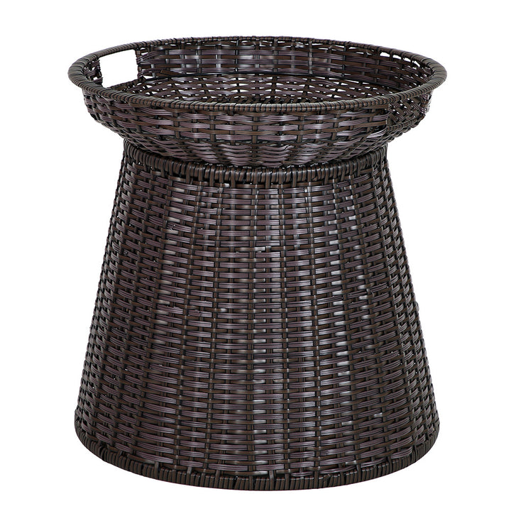 Geometric Woven Storage Bin Stornfield