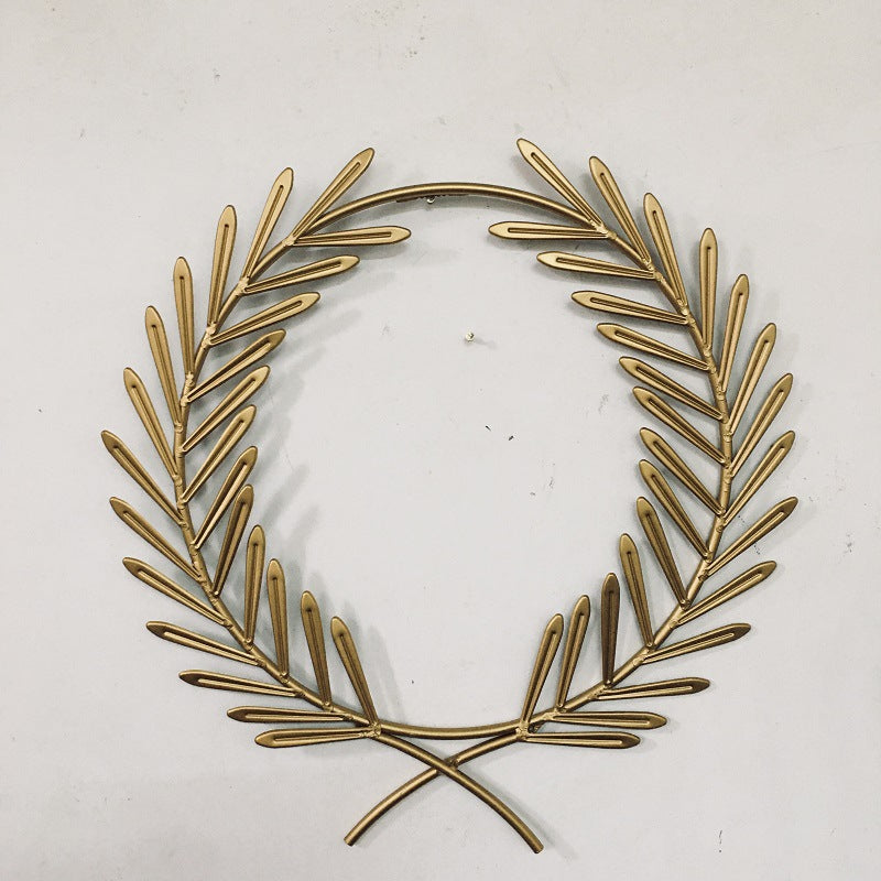 Decorative Metal Wreath for Wall Art Stornfield