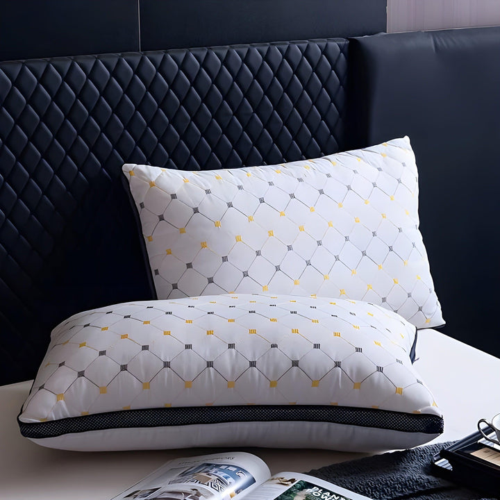 SkyDream Pillow – Embroidered Neck Support Pillow | Stornfield