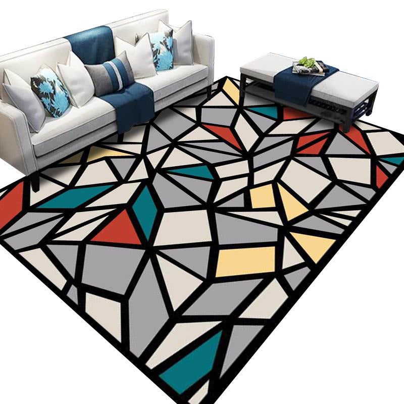 Geometric Pattern Area Rug Stornfield