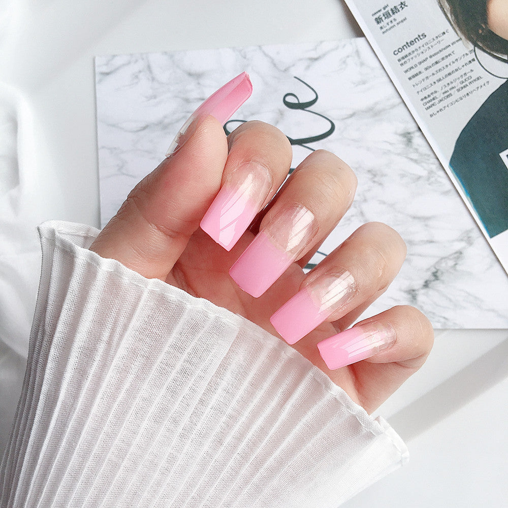 Artificial nails in modern French Tip design Stornfield