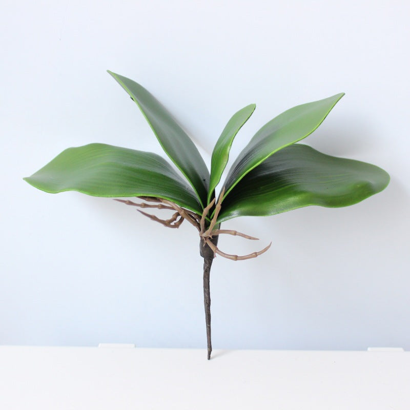 Realistic Artificial Orchid Leaf Arrangement