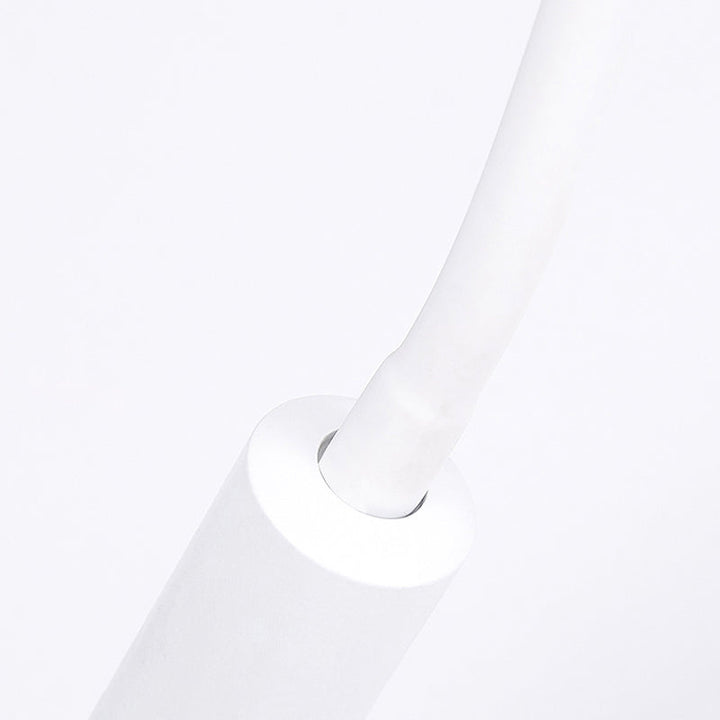 Adjustable Cylinder Reading Wall Light Contemporary Silicone and Metal LED Black/White Sconce Lamp | Stornfield