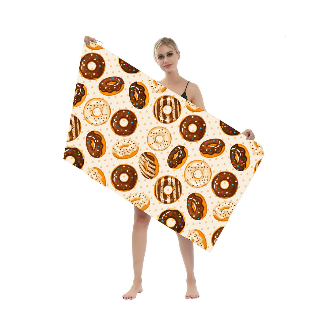 Multifunctional beach towel in creative mandala design Stornfield