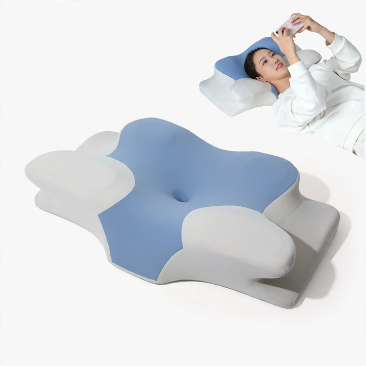 Functional cushion butterfly shape memory foam